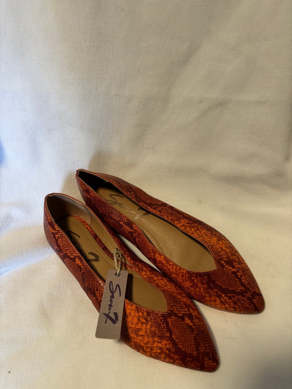 Seven7 Nelly Flats Shoes Women's 9 Animal Print Slip On Comfort Shoes New